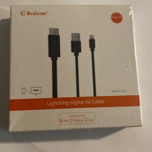 Mirascreen Lightning Digital av cable model LD13 new
